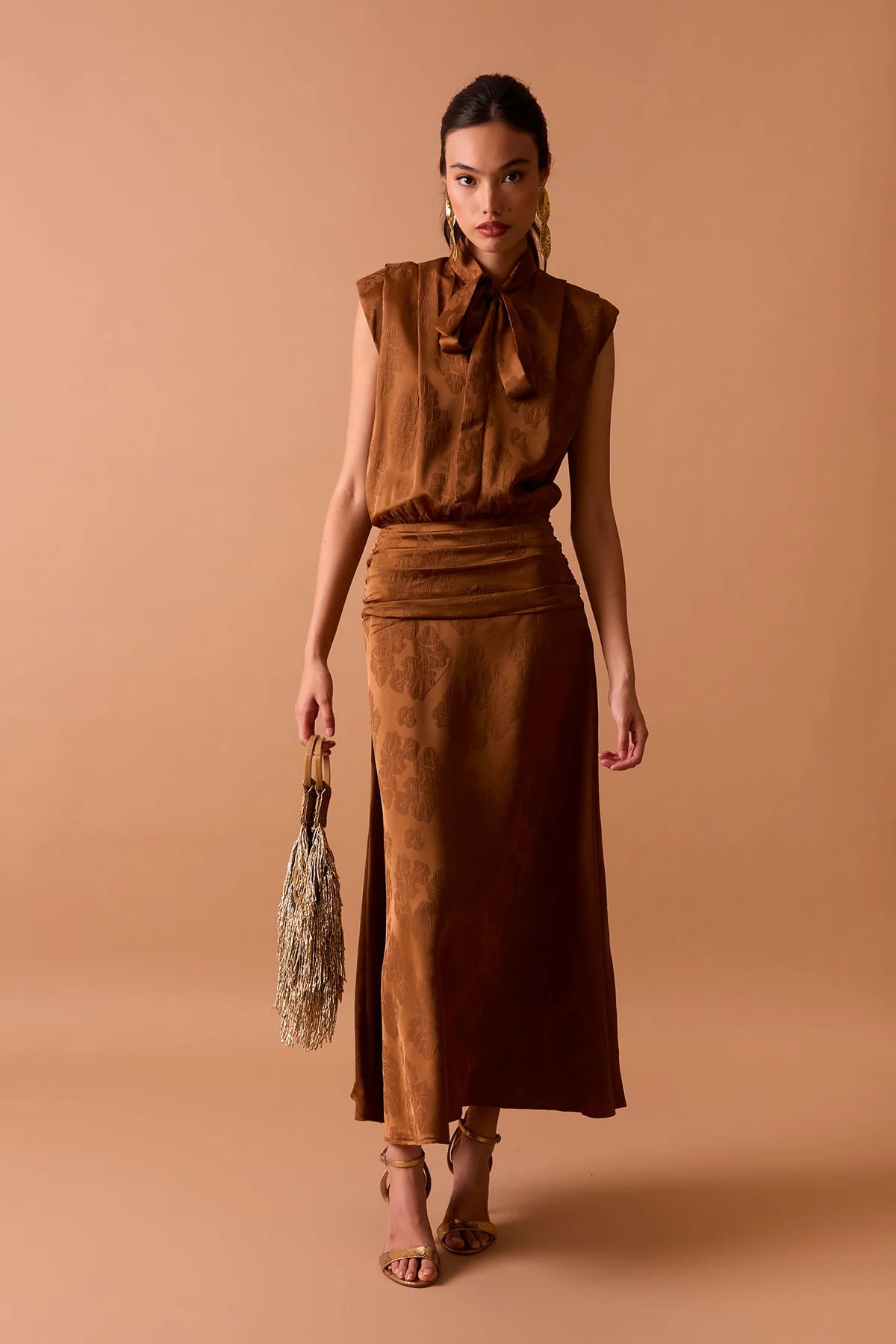 VESTIDO MARTINA MARRON