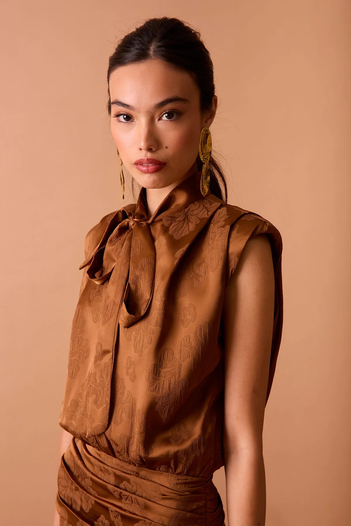 VESTIDO MARTINA MARRON