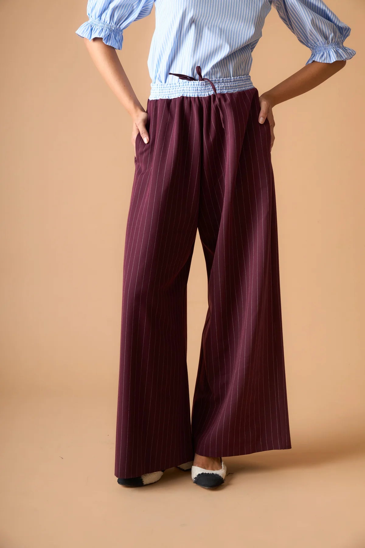 PANTALON ERIKA VINO