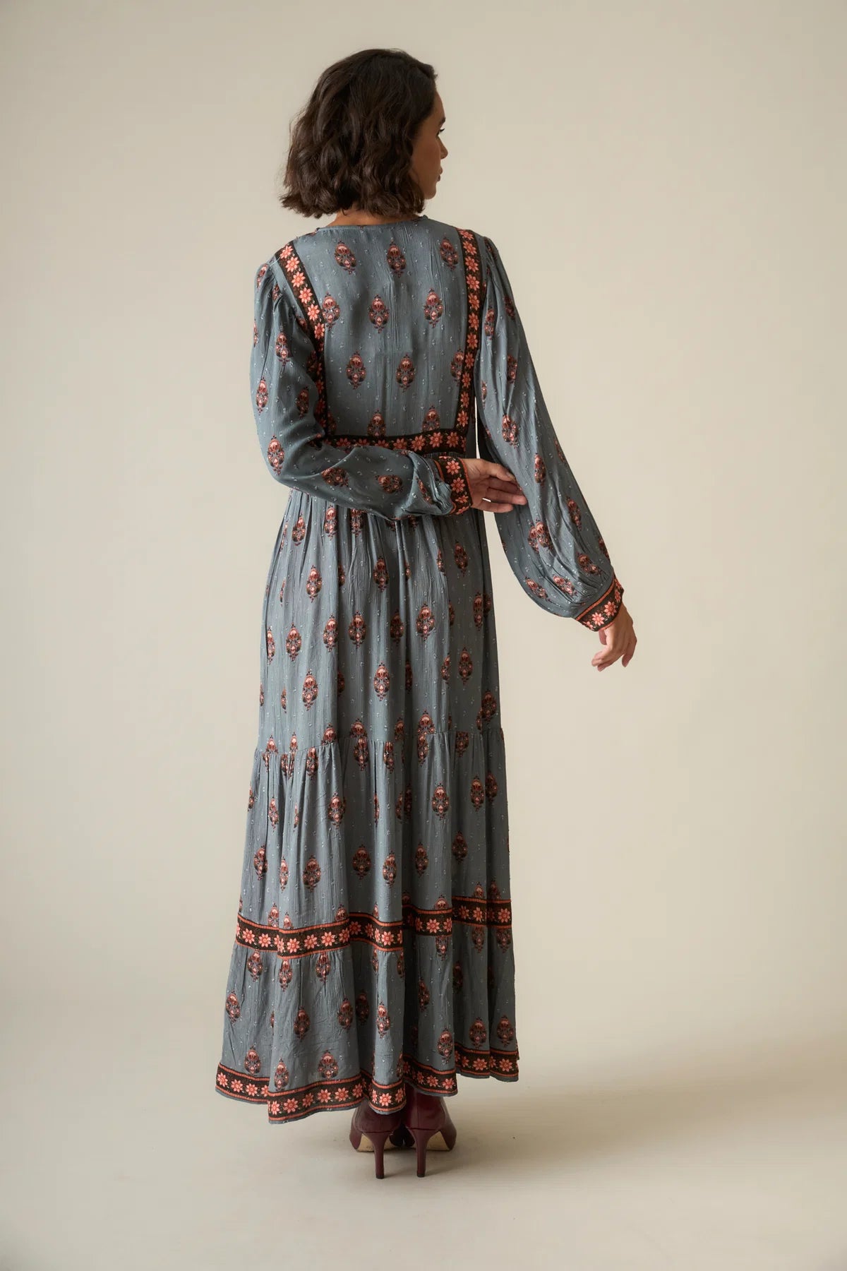 PEACE DRESS LIGHT BLUE