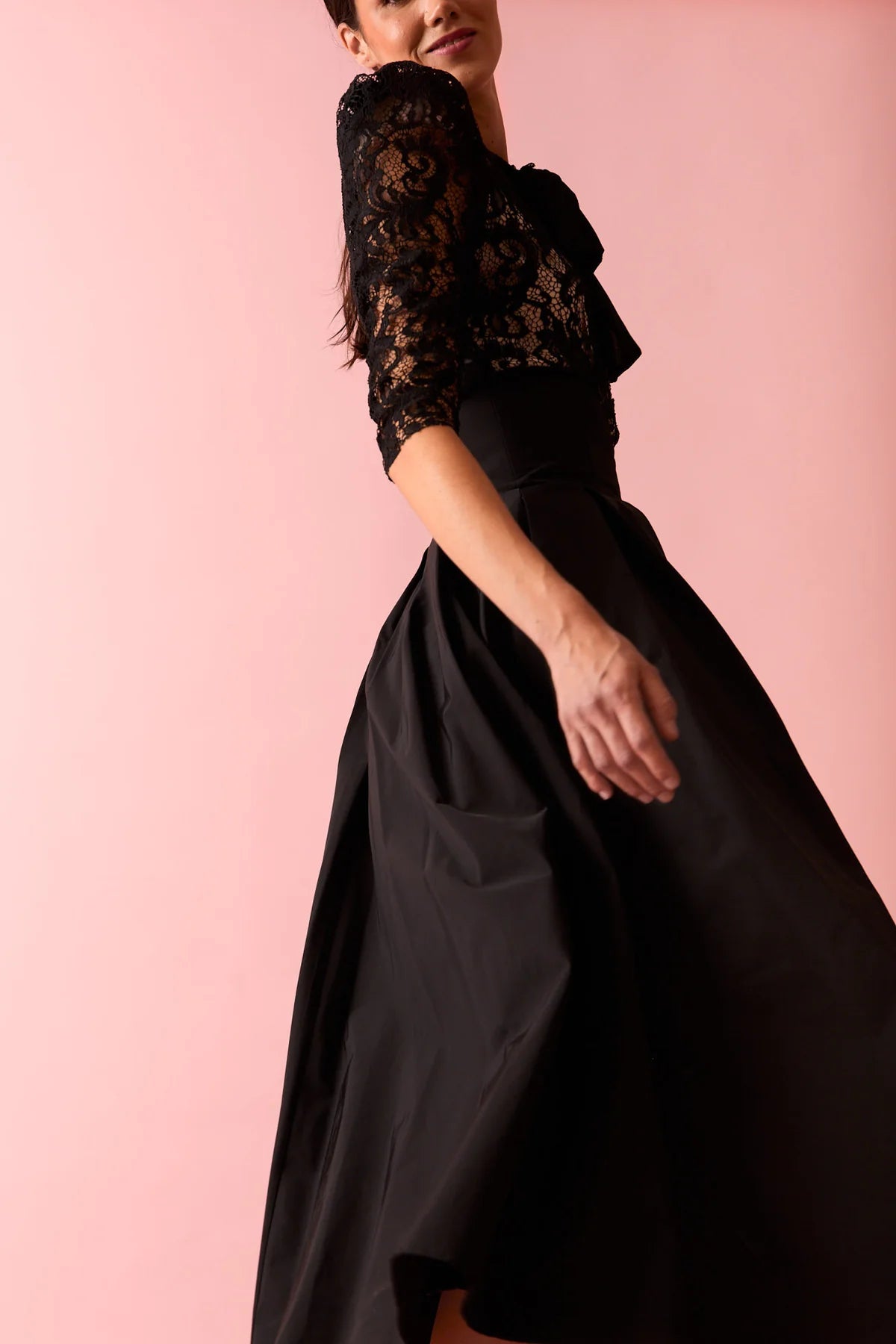 BLACK EVENING SKIRT
