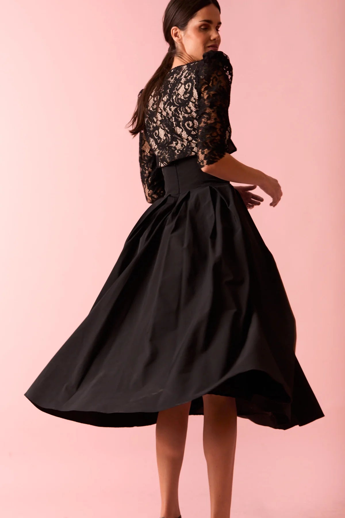 BLACK EVENING SKIRT