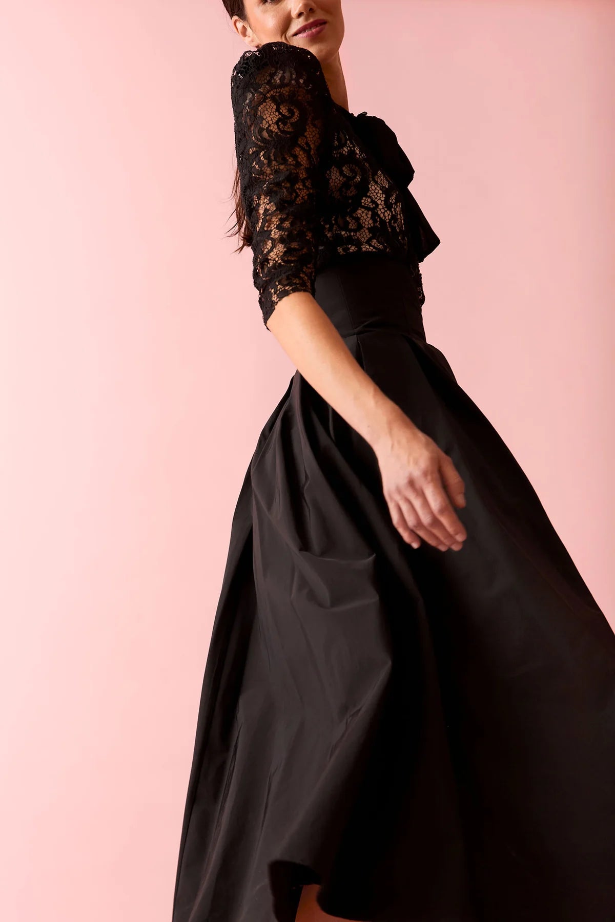 BLACK EVENING SKIRT