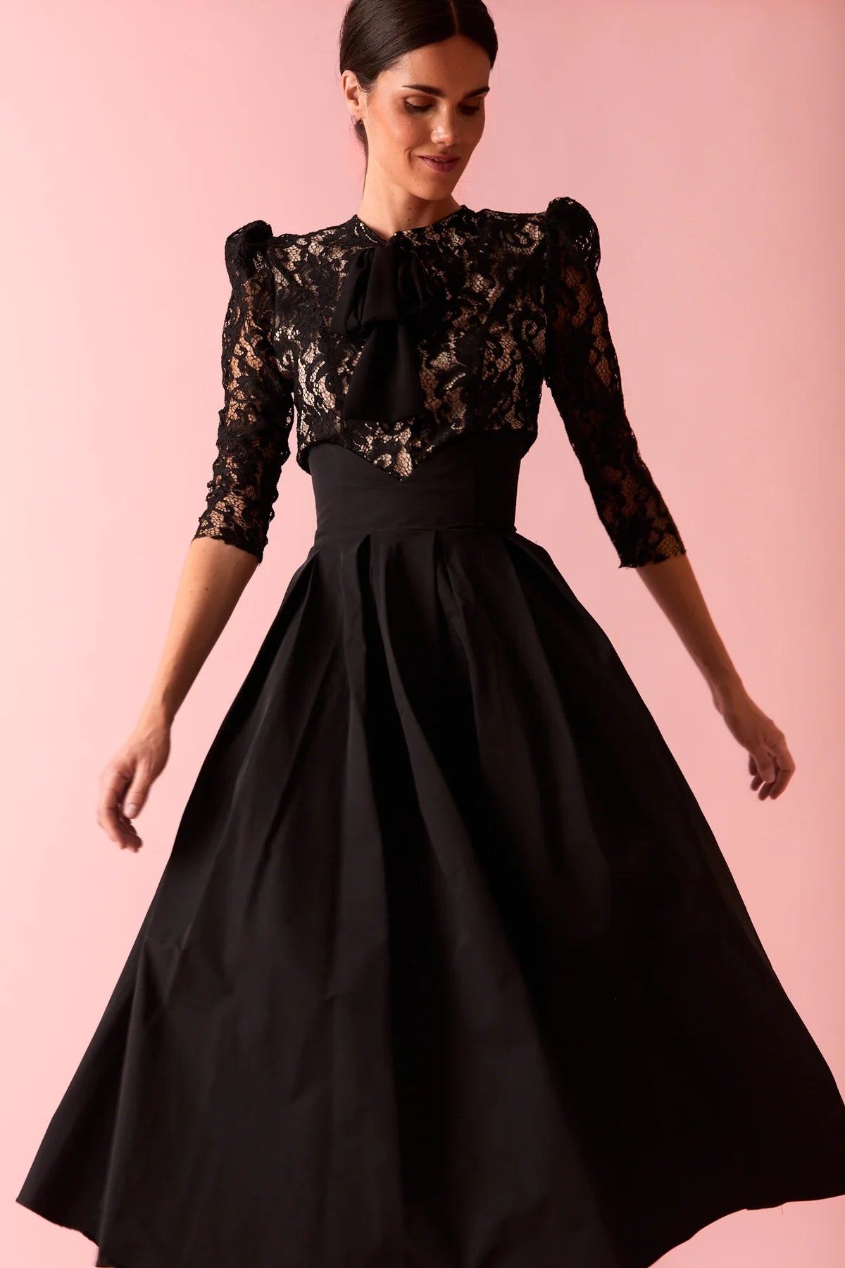 BLACK EVENING SKIRT