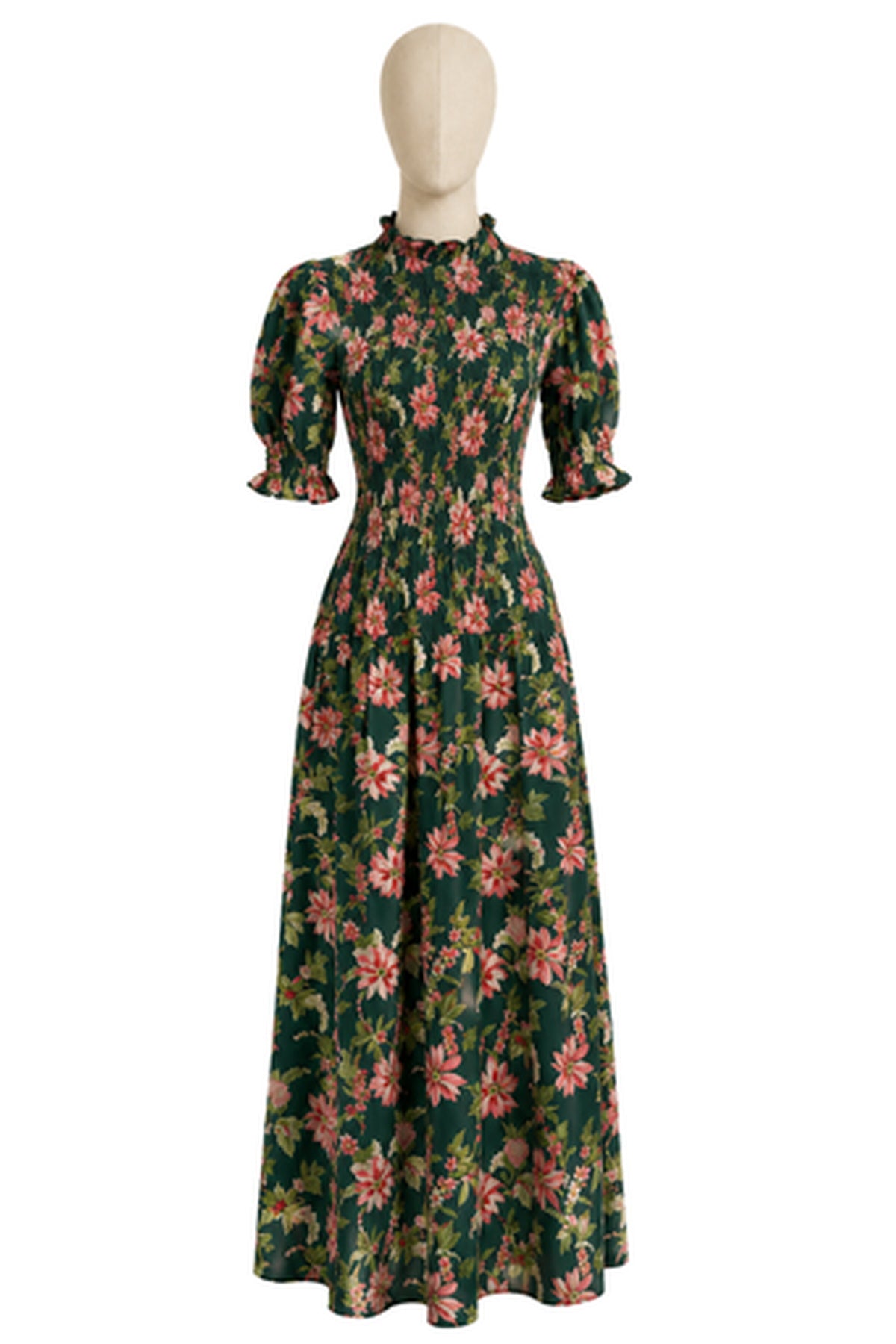 VESTIDO ADELFA VERDE