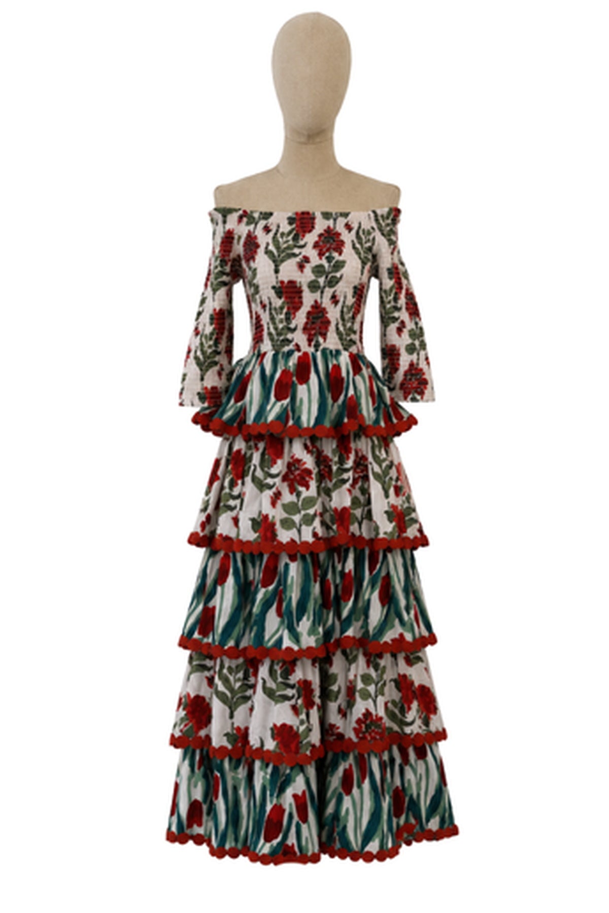 VESTIDO TULIPAN MULTICOLOR