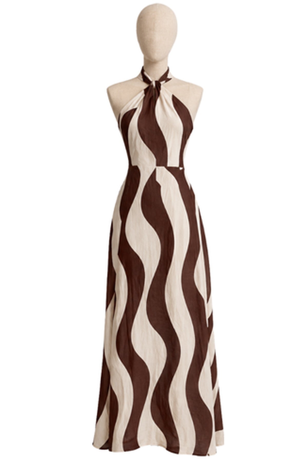 VESTIDO KEA MARRON