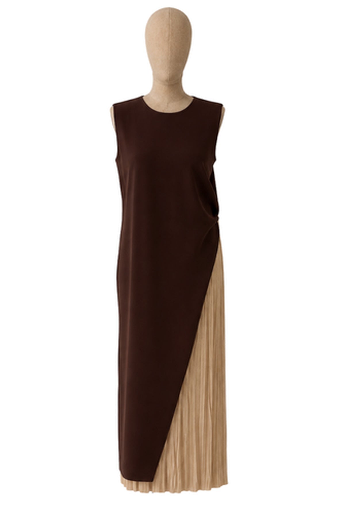 VESTIDO SANDRO BERENJENA