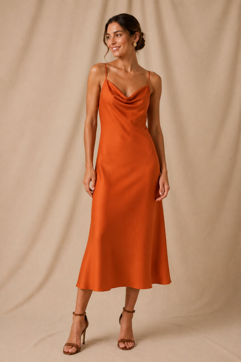 KARLA ORANGE DRESS
